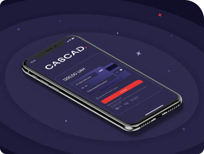 Оплата на сайте - Cascad.com